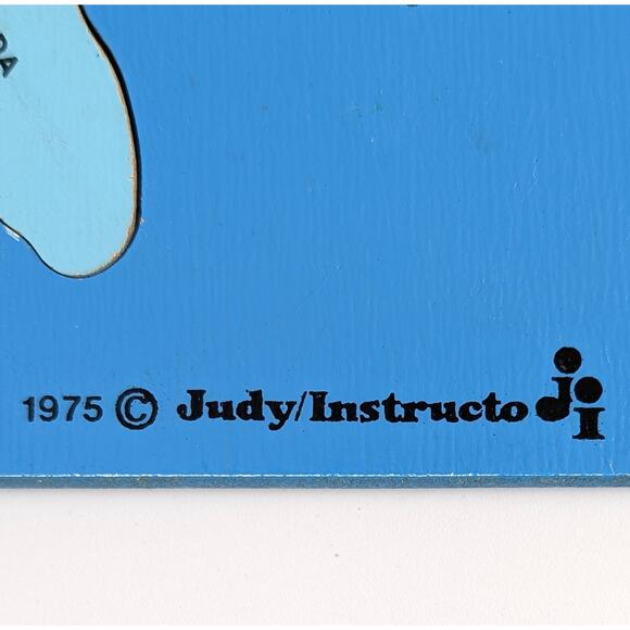 Vintage 1975 Judy/Instructo Wood Inlaid Continental United States Map Puzzle - Picture 10 of 16